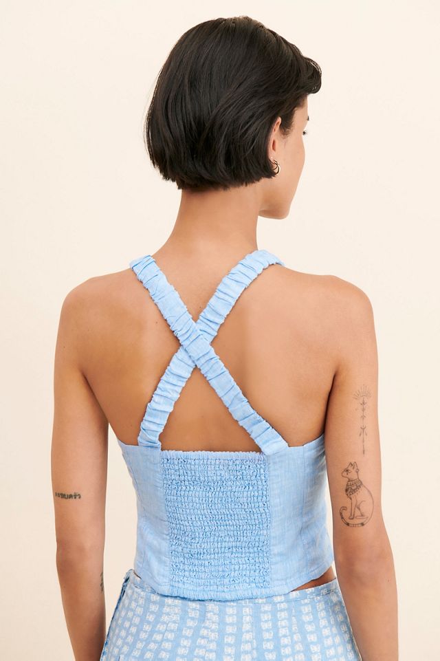 Linen Corset Top #1