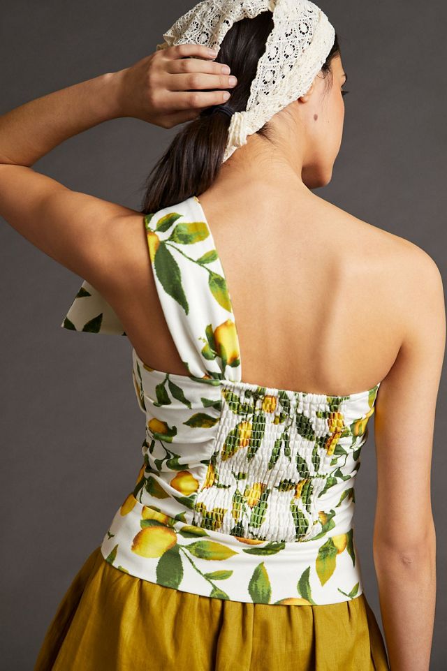 Current Air Lemon Bow Tank Top #1