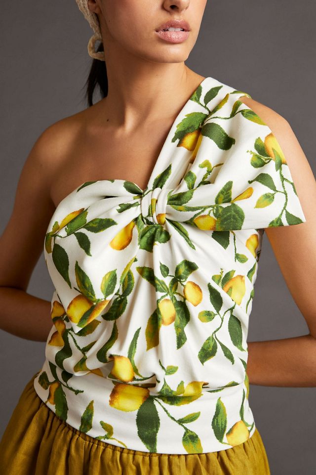 Current Air Lemon Bow Tank Top #2
