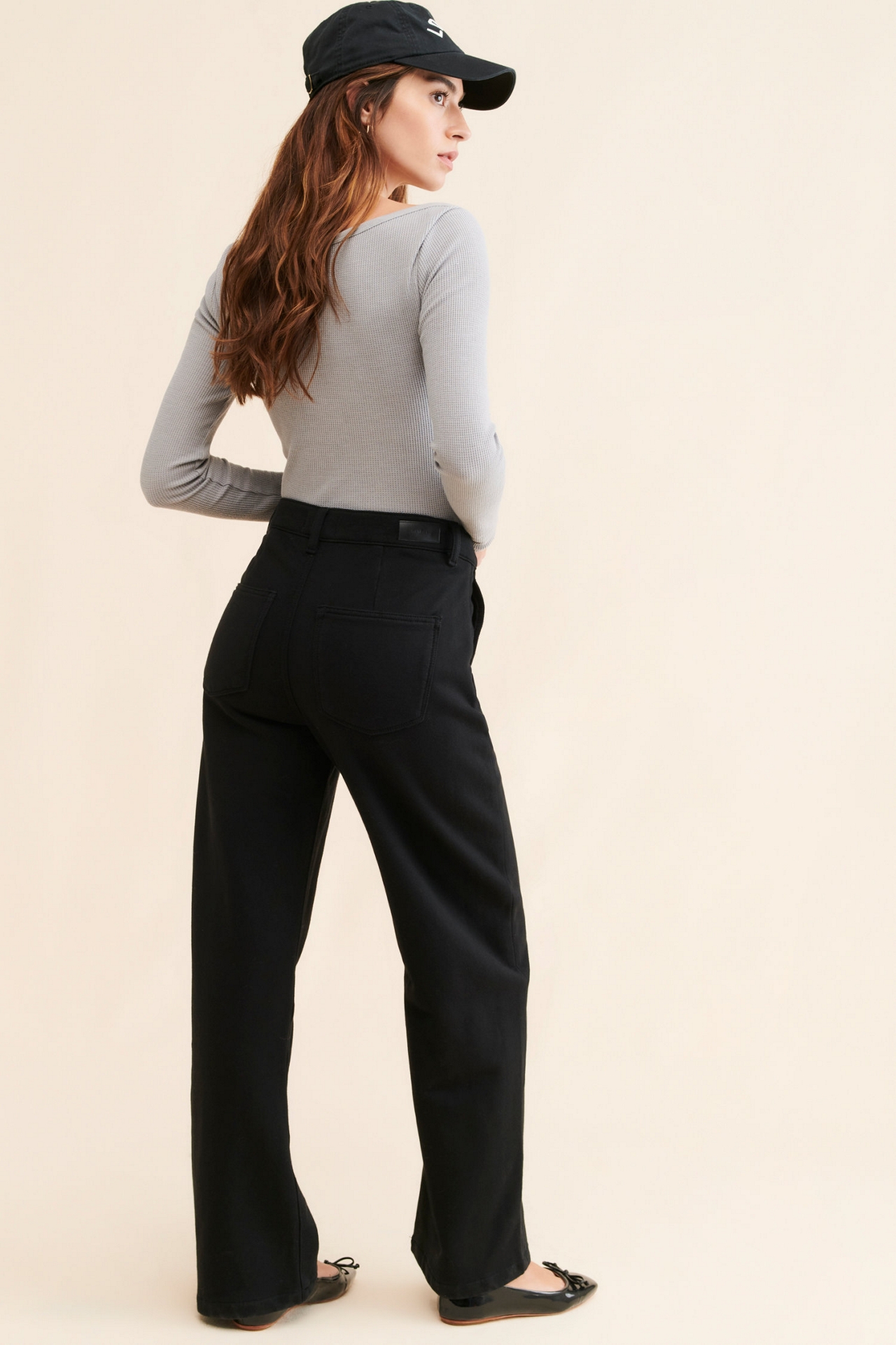 DL1961 Hepburn Wide Leg Knit Pants