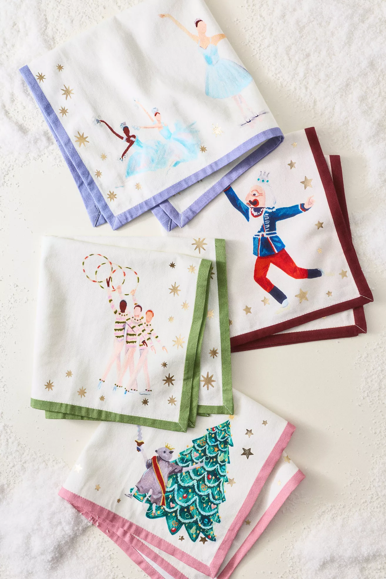 New York City Ballet Nutcracker Napkins, Set of 4