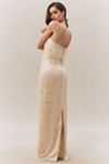 Dress The Population Tanya Strapless Beaded Maxi Dress