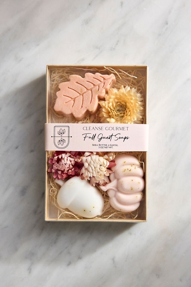 Fall Guest Soaps, Set of 3 #1