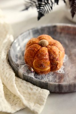 Felted Heirloom Pumpkin Soap