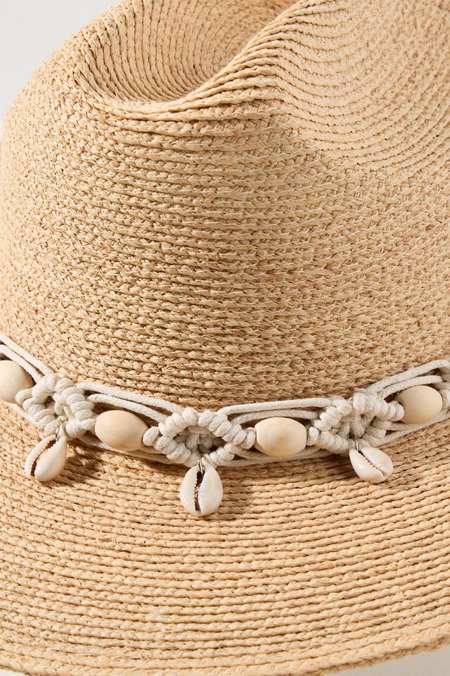 San Diego Hat Co. Shell Crown Straw Rancher #2