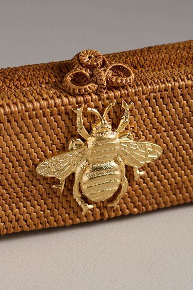 Lisi Lerch Colette Handwoven Straw Clutch #2