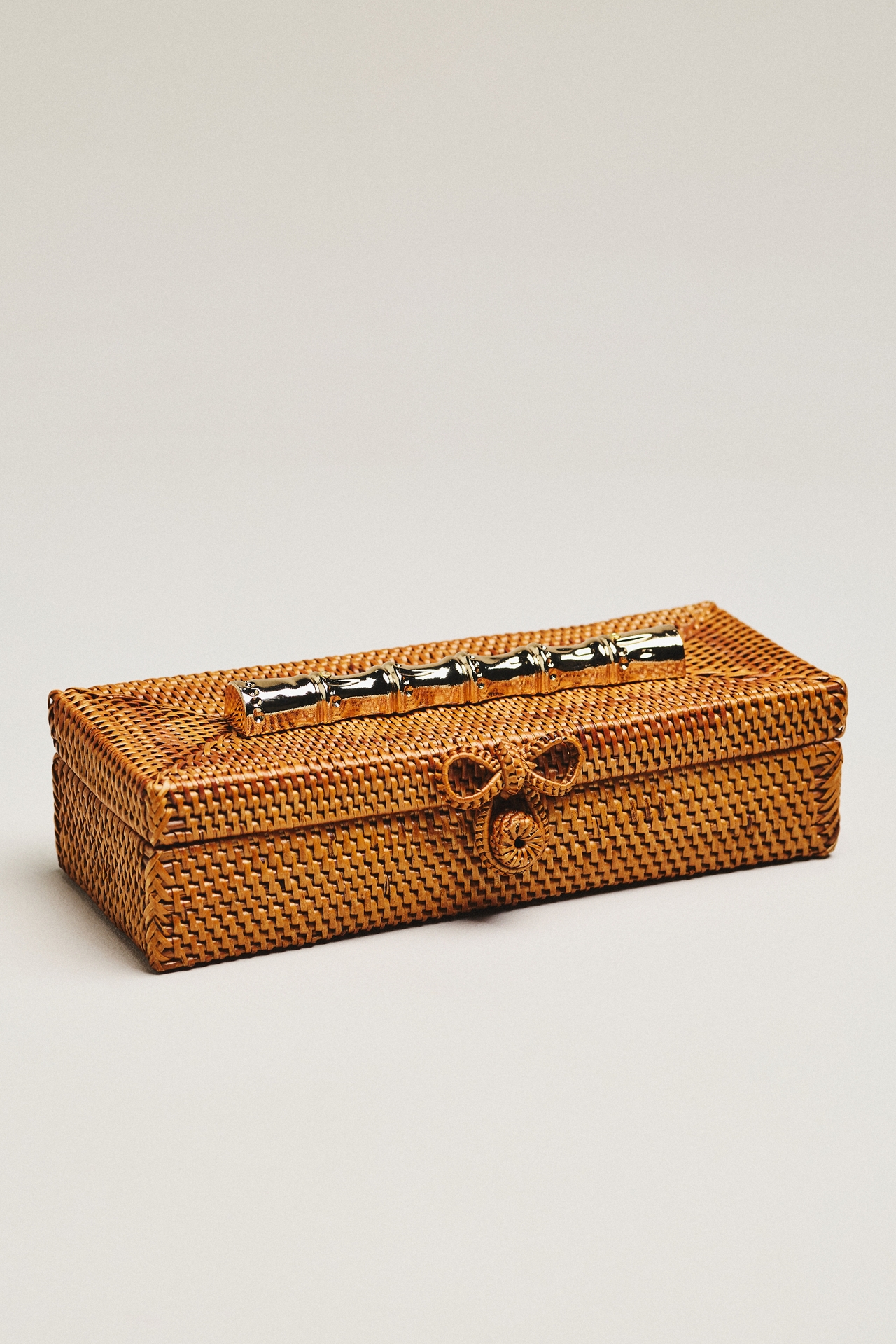 Lisi Lerch Colette Handwoven Straw Clutch