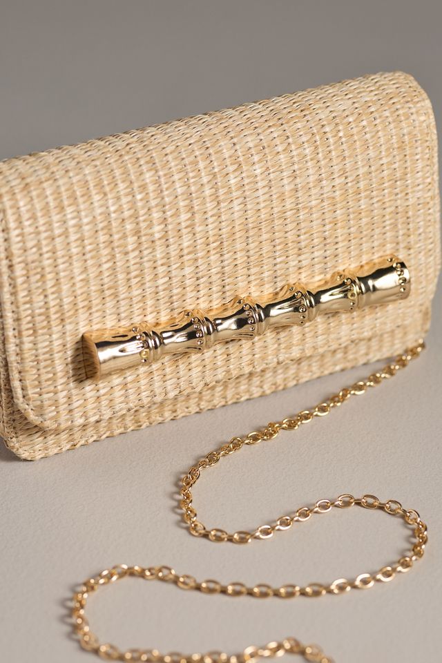 Lisi Lerch Ruby Foldover Straw Clutch #2