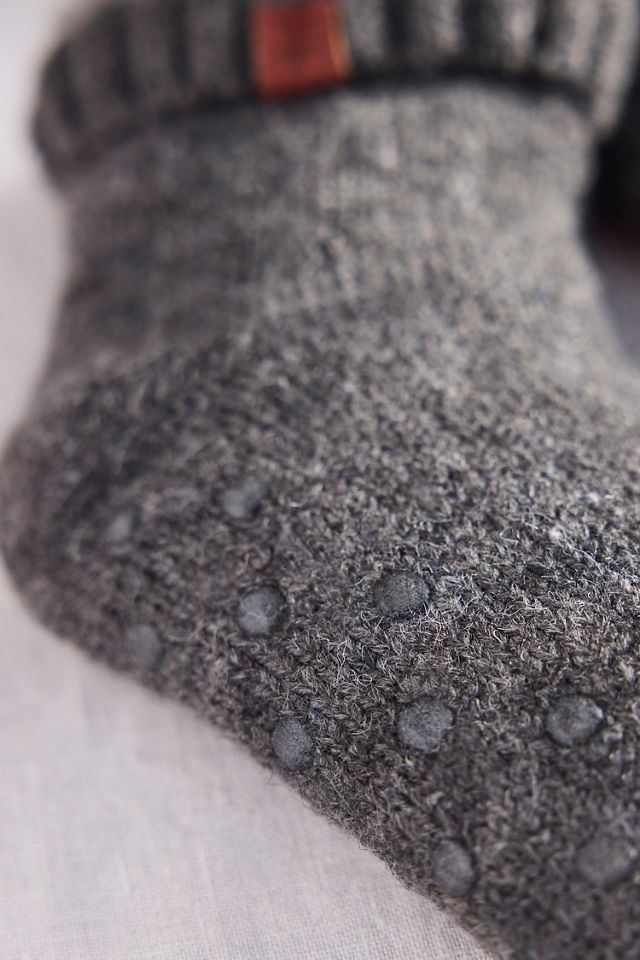 Speckle Faux Fur Lined Bootie Socks #1
