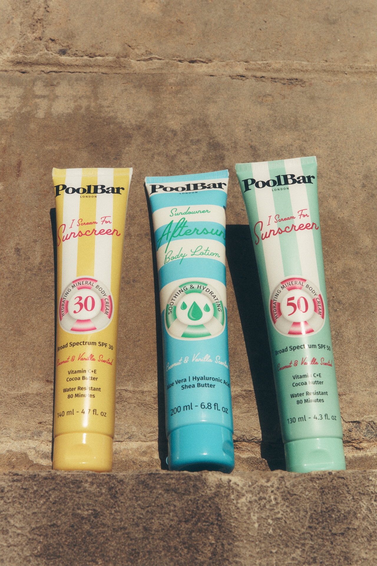PoolBar London SPF Hydrating Mineral Body Sunscreen Cream