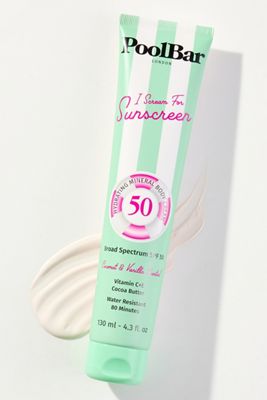 PoolBar London SPF 50 Hydrating Mineral Body Sunscreen Cream