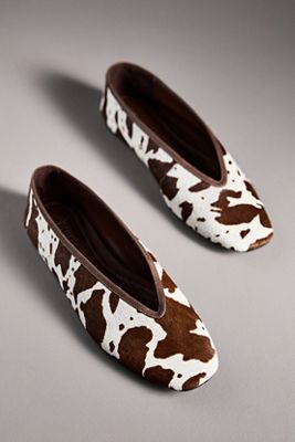 Pilcro Cow-Print Trucker Jacket