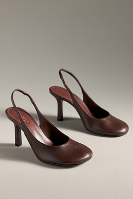 Schutz Brigitte Slingback High-heel Pumps In Brown