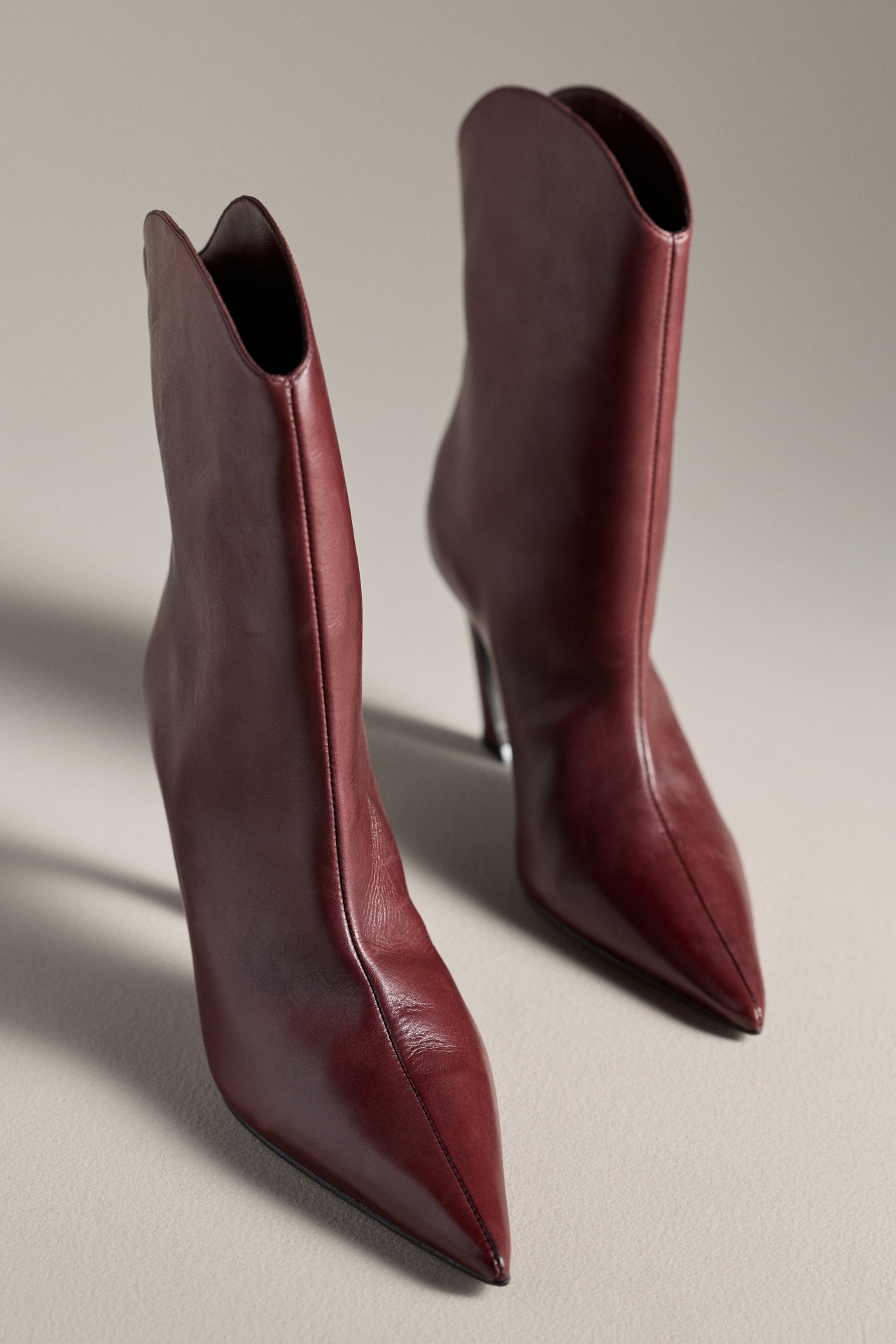 Schutz Maryann Curve Pointed-Toe Booties