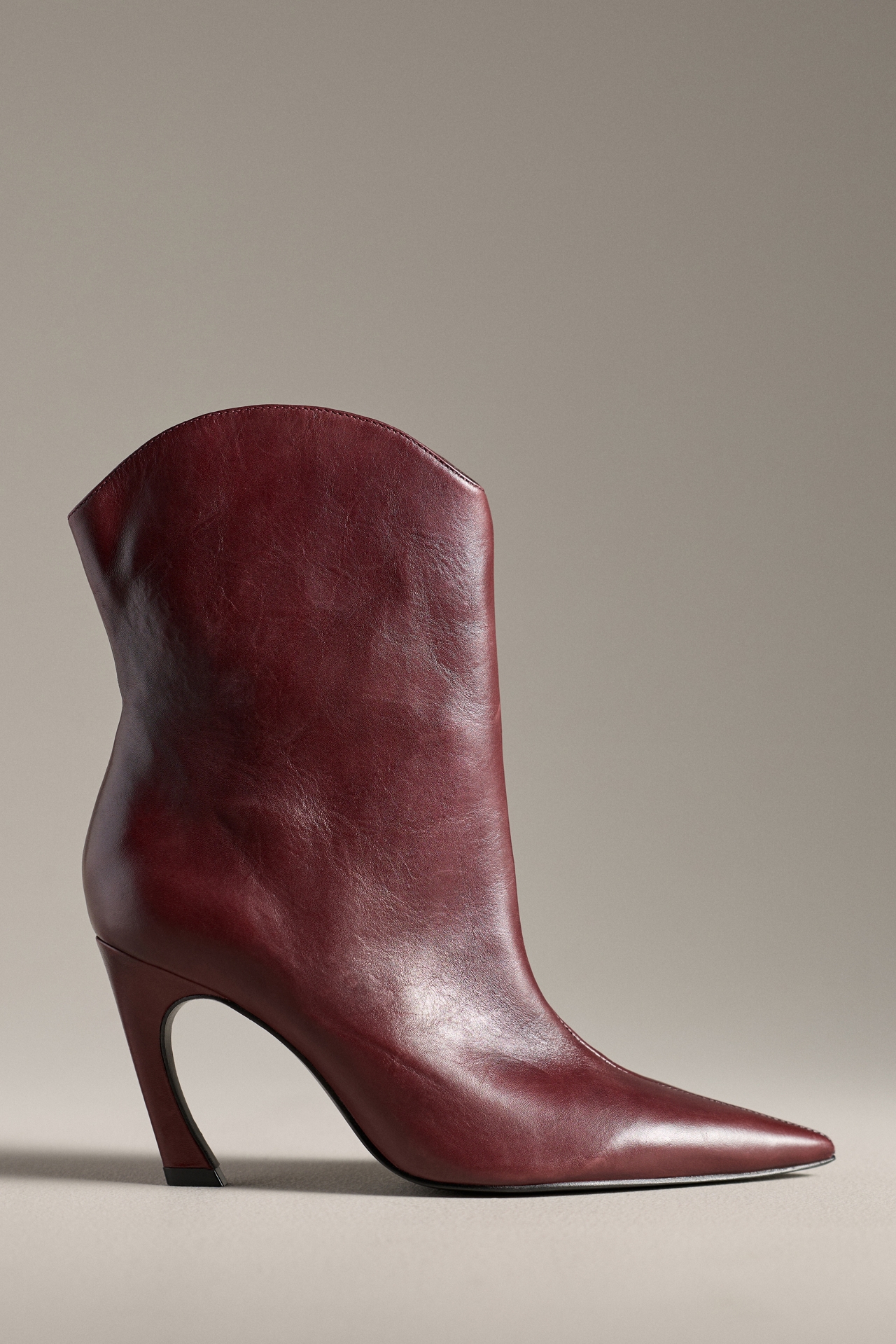 Schutz Maryann Curve Pointed-Toe Booties