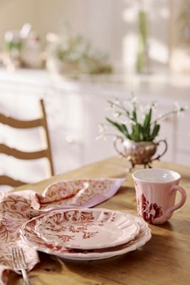 Botanical Silhouette Dinner Plate | AnthroHome
