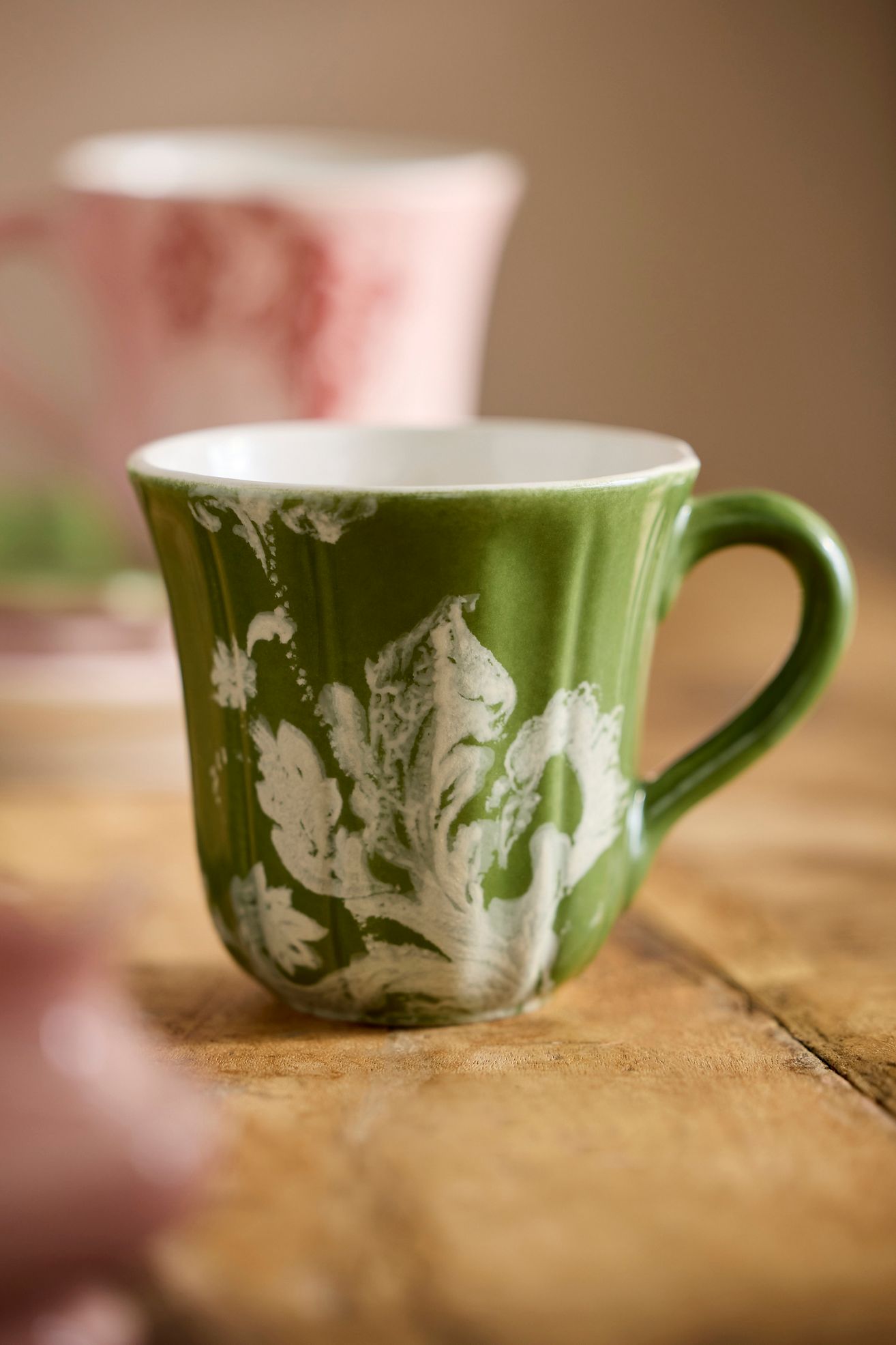 Botanical Silhouette Mug - Green, Standard, One Size