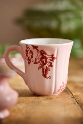 Terrain Botanical Silhouette Mug In Pink