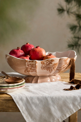 Terrain Botanical Silhouette Oval Serving Bowl