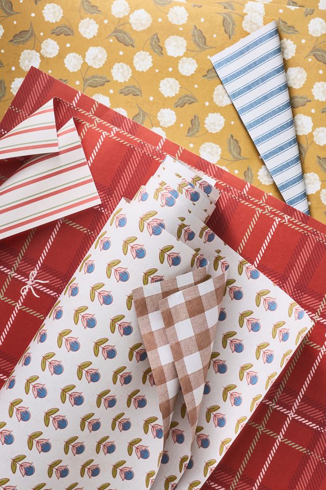 Double-Sided Wrapping Paper Sheets, Set of 9 #1