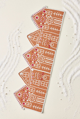 Beaded Gingerbread House Table Runner product page