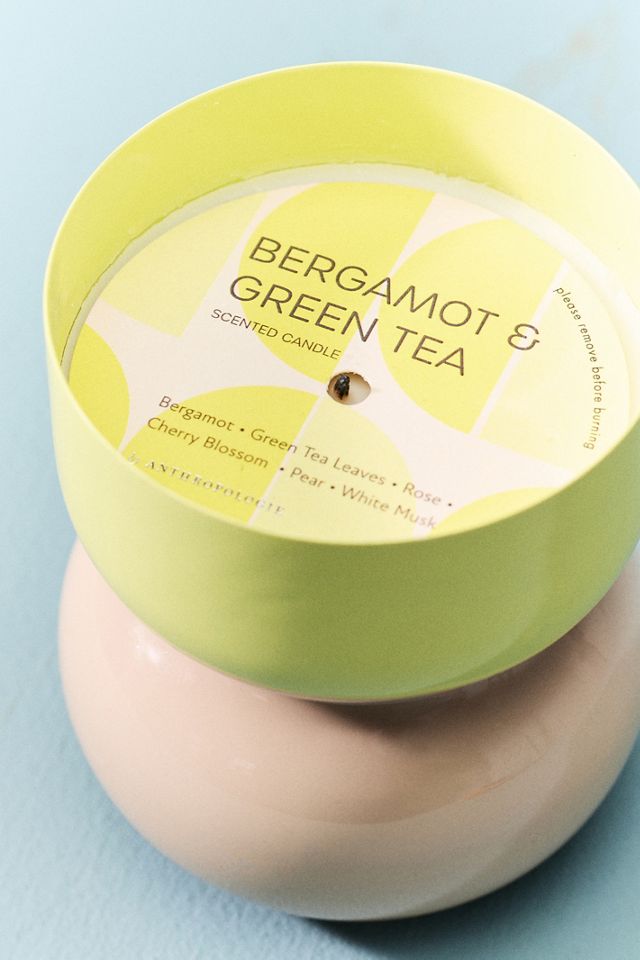 Maisie Fresh Bergamot & Green Tea Metal Candle #1