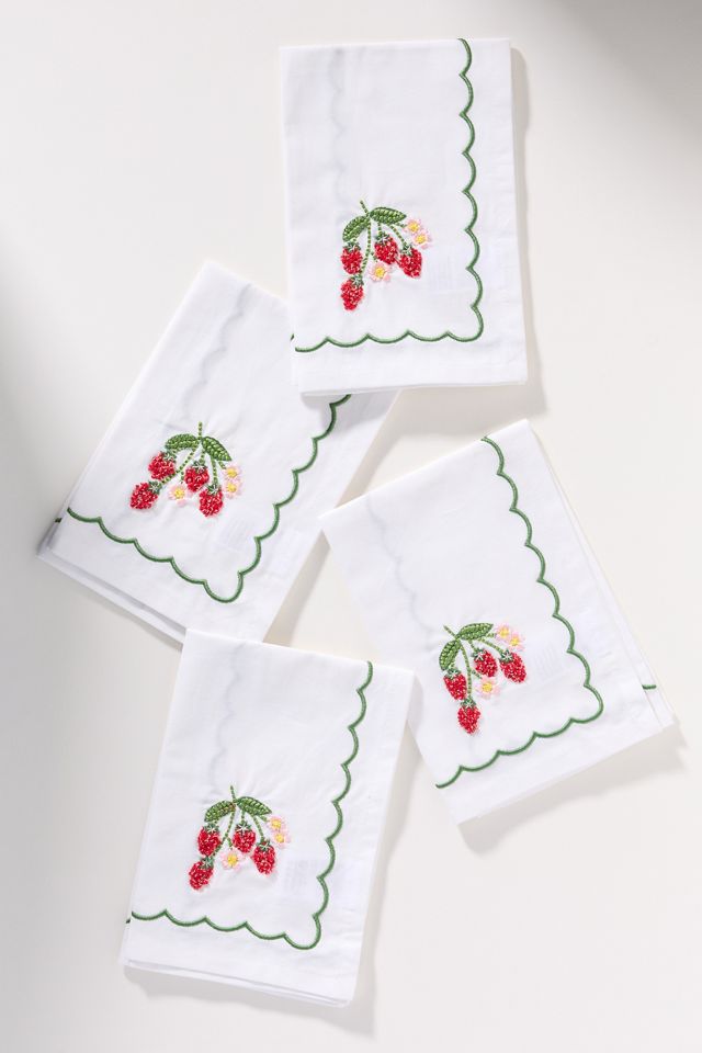 Berry Cotton Napkins, Set of 4