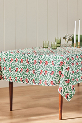 Anthropologie Wren Tablecloth In Green