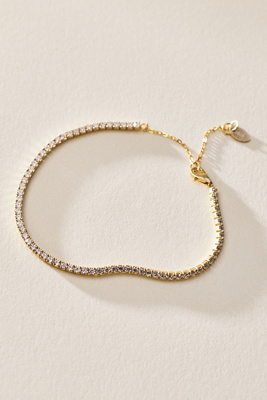 Shashi Classic Tennis Bracelet In Gold