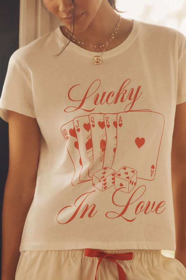 Original Retro Brand Lucky in Love Graphic Tee #1