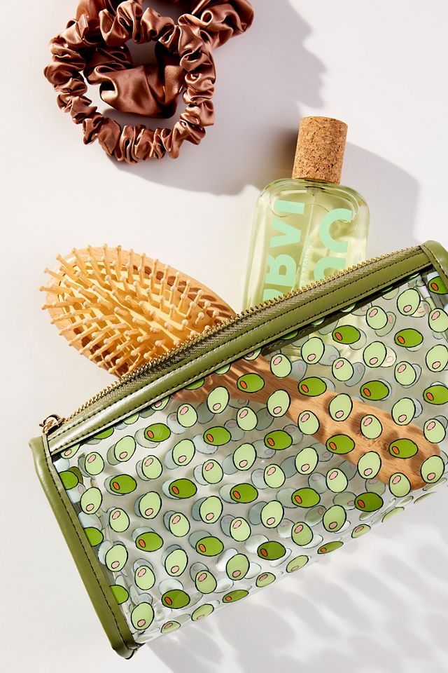 Frasier Sterling Olives Rectangle Makeup Bag  #1