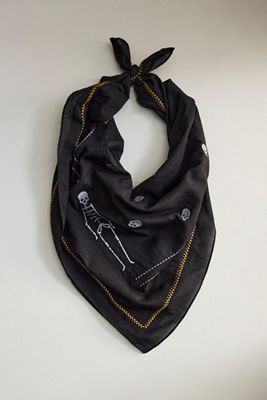 Terrain Embroidered Skeleton Bandana