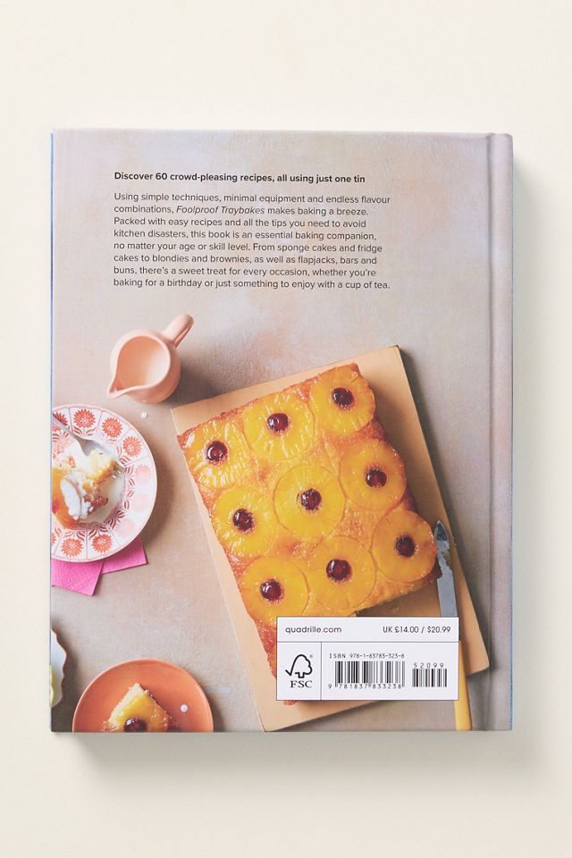 Foolproof Traybakes: 60 Simple and Delicious One-Tin Bakes Hardcover Cookbook #3