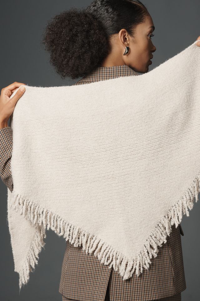 Fringed Triangle Wrap #1