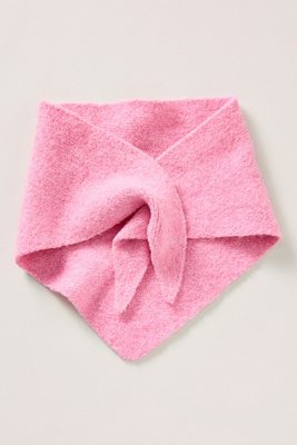By Anthropologie Small Triangle Wrap Scarf In Pink