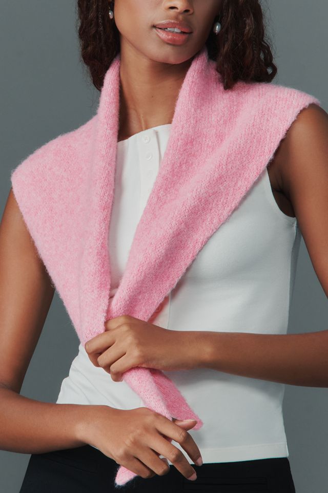 By Anthropologie Small Triangle Wrap Scarf #6