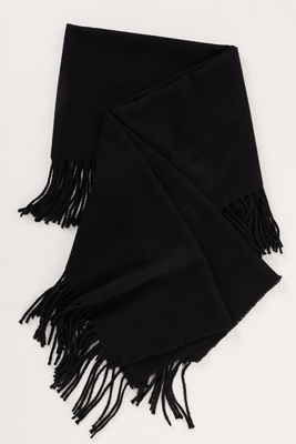 Maeve Brushed Scarf In Black