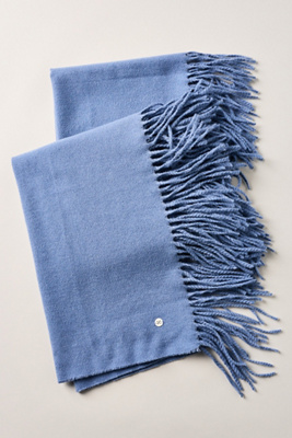 Maeve Brushed Wool Fringe Scarf