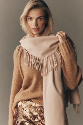 Maeve Brushed Fringe Scarf