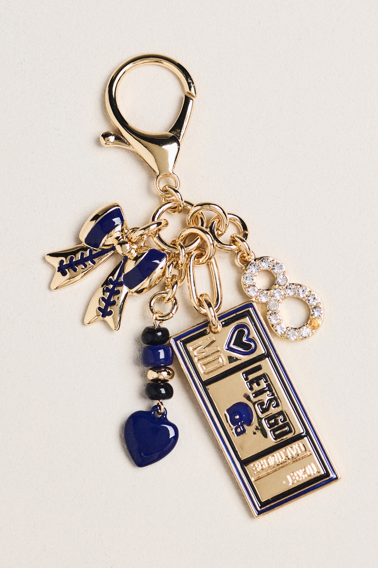 Football Team Bag Charm