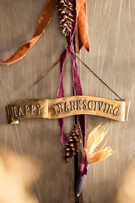 Happy Thanksgiving Wreath Sign