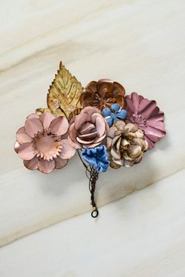 Mauve Florals Velvet + Iron Bunch