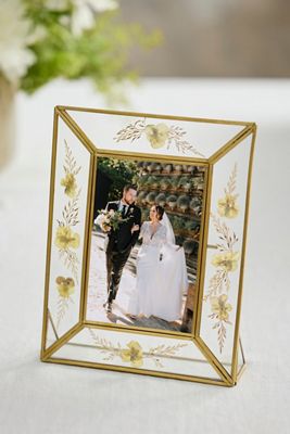 Pressed Floral Frame, Yellow