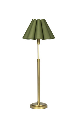 Anthropologie Polly Scalloped Buffet Table Lamp