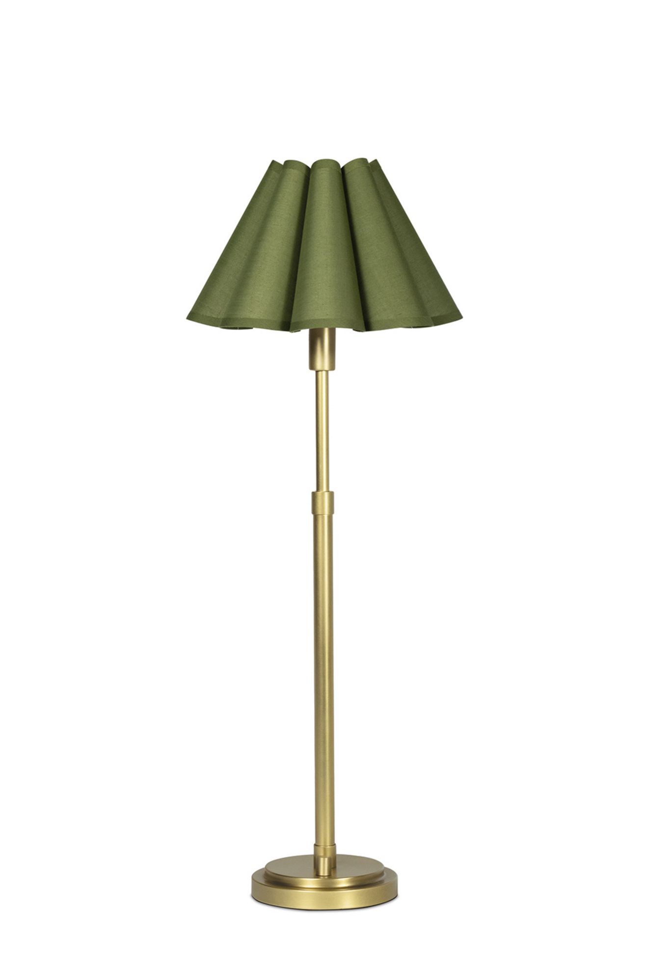 Regina Andrew Polly Scalloped Buffet Table Lamp - Green, One Size