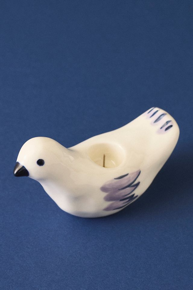 Leah Goren Bird Candle Holder #1
