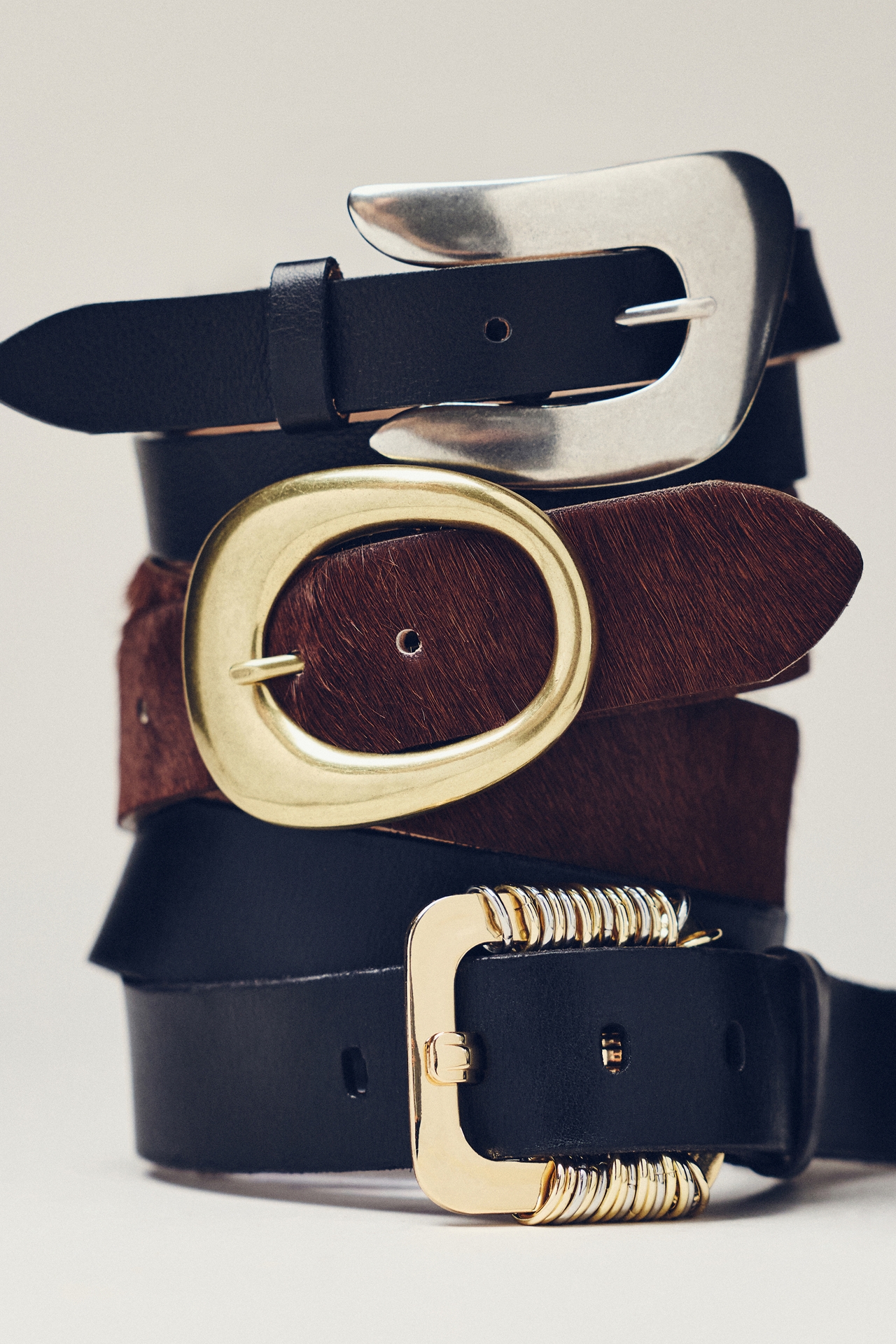 Streets Ahead Asher Shaped Buckle Belt
