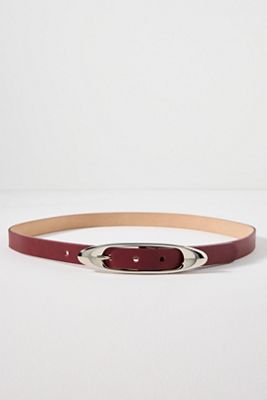 Streets Ahead Skinny Oval Buckle Belt