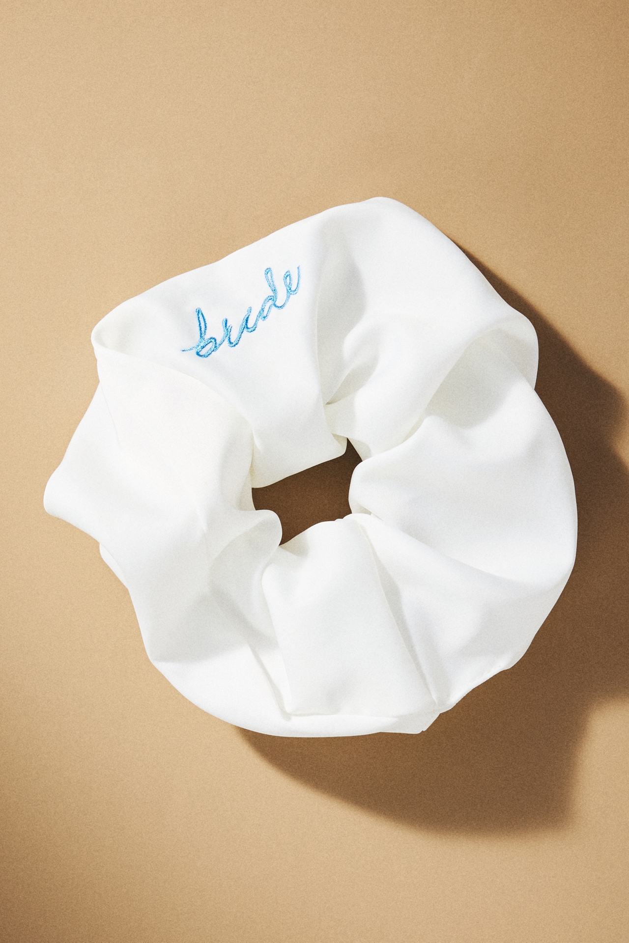 By Anthropologie Weddings Bride Satin Scrunchie