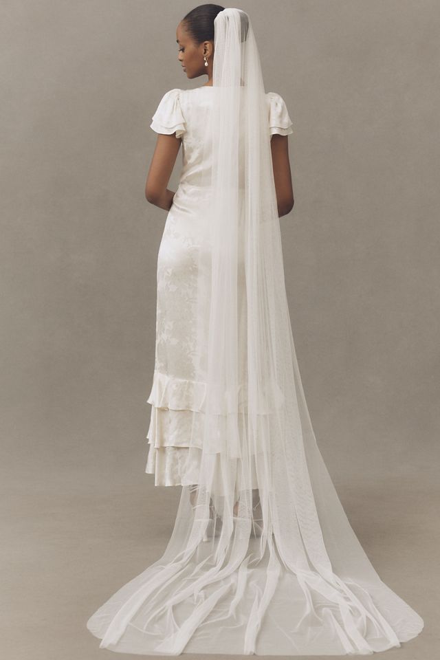 English Tulle Cathedral Veil #1